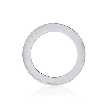 Blank Silver Disc Pendant TPD3605 - Jewelry